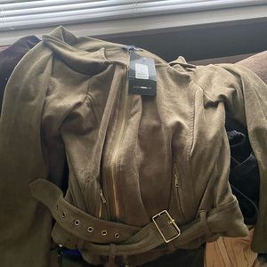 New olive designer jacket